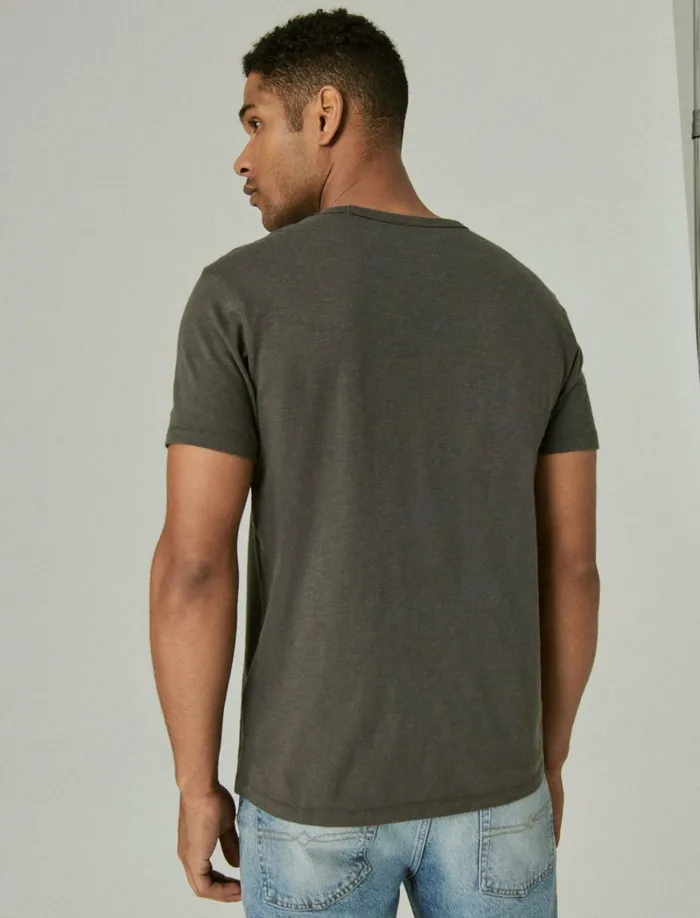Lucky Brand Graphic Tees Men King Of Diamonds Tee Black Mountain