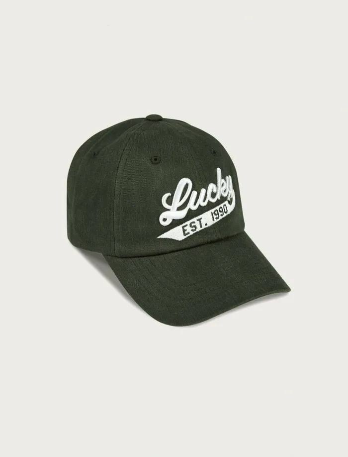 Lucky Brand Hats Women Lucky 1990 Embroidered Dad Hat Light Green