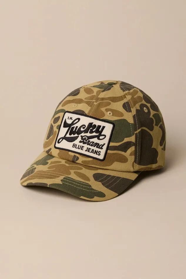 Lucky Brand Hats Women Lucky Brand Patch Camo Cap Multi