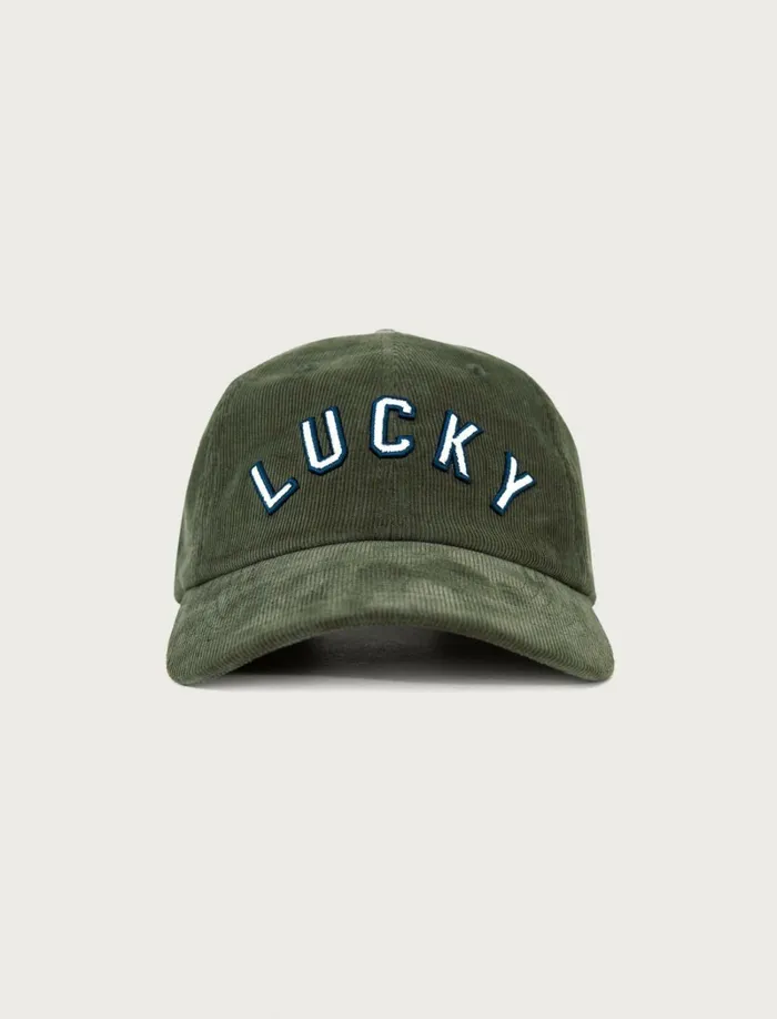 Lucky Brand Hats Women Lucky Corduroy Baseball Hat Olive Branch