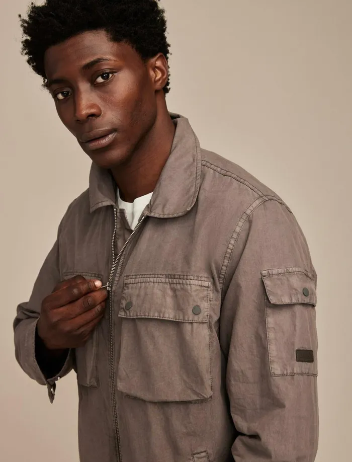 Lucky Brand Jackets and Outerwear Men Army X Lucky Shirt Jacket Smoked Pearl