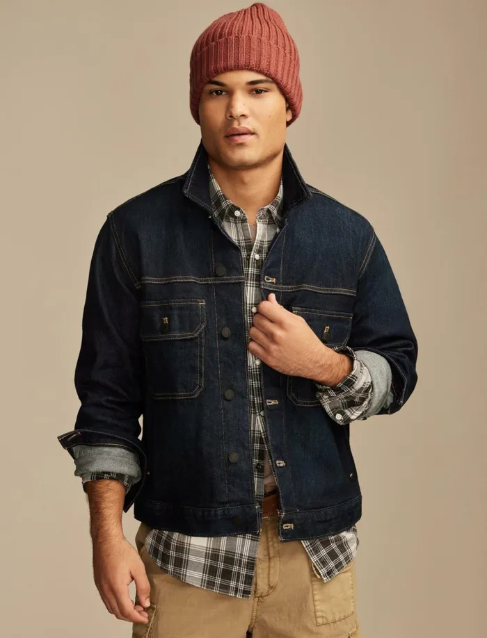 Lucky Brand Jackets and Outerwear Men Dress Up Denim Jacket Rumson