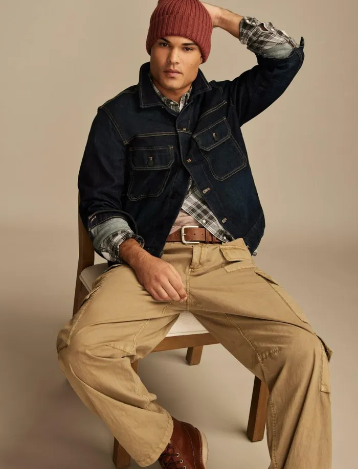 Lucky Brand Jackets and Outerwear Men Dress Up Denim Jacket Rumson
