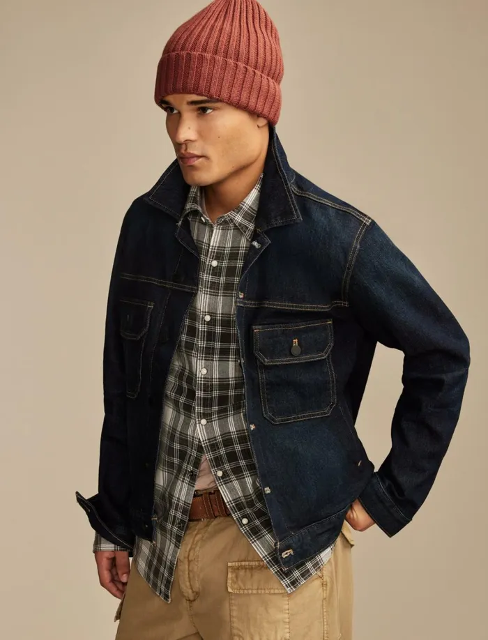 Lucky Brand Jackets and Outerwear Men Dress Up Denim Jacket Rumson