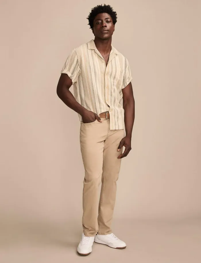 Lucky Brand Pants Men 223 Straight Sateen Stretch Jean Sand