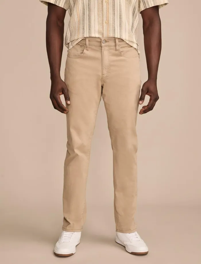 Lucky Brand Pants Men 223 Straight Sateen Stretch Jean Sand