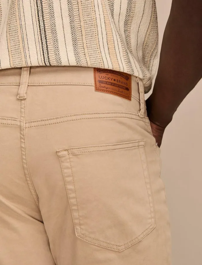 Lucky Brand Pants Men 223 Straight Sateen Stretch Jean Sand