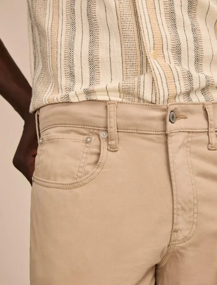 Lucky Brand Pants Men 223 Straight Sateen Stretch Jean Sand
