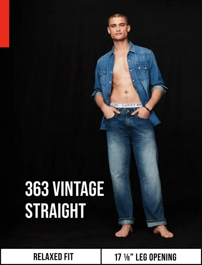 Lucky Brand Pants Men 363 Straight Sateen Stretch Jean Sage Shadow