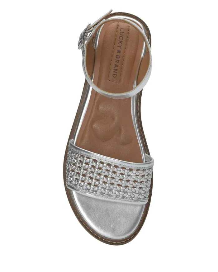 Lucky Brand Shoes Women Kimaya Sandal Silver