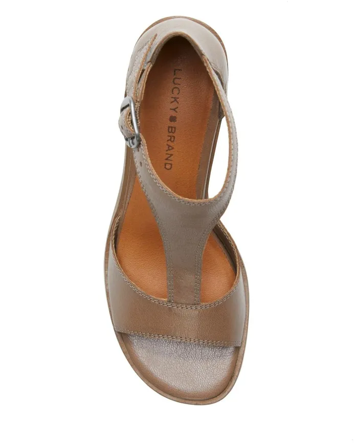 Lucky Brand Shoes Women Sabeni TStrap Sandal White