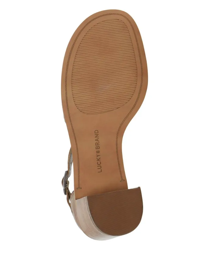 Lucky Brand Shoes Women Sabeni TStrap Sandal White