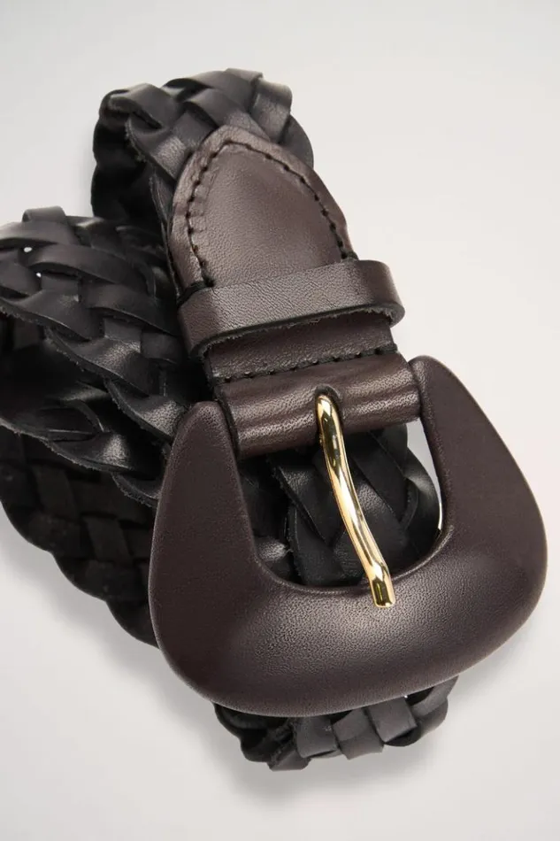 Luisa Spagnoli Belts Ditti 8211 Woven Belt 8211 Fashion Show Black 8211 Women Luisa Spagnoli Belts Ditti 8211 Woven Belt 8211 Fashion Show Black 8211 Women