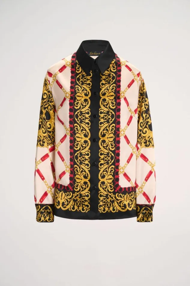 Luisa Spagnoli Blouses And Shirts Larissa 8211 Pure Silk Shirt Blackcream 8211 Women Luisa Spagnoli Blouses And Shirts Larissa 8211 Pure Silk Shirt Blackcream 8211 Women