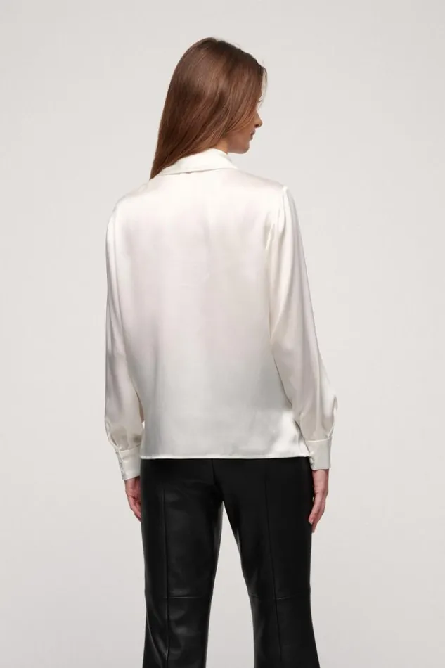 Luisa Spagnoli Blouses And Shirts Lillibet 8211 Silk Shirt Butter 8211 Women Luisa Spagnoli Blouses And Shirts Lillibet 8211 Silk Shirt Butter 8211 Women