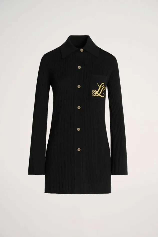 Luisa Spagnoli Cardigan Molla 8211 Embroidered Long Cardigan Black 8211 Women