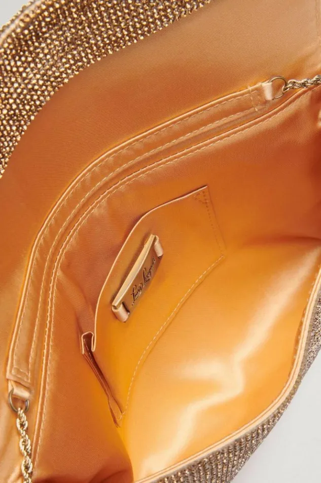 Luisa Spagnoli Clutch And Pochette Imma 8211 Rhinestone Clutch Bag Topazgold 8211 Women Luisa Spagnoli Clutch And Pochette Imma 8211 Rhinestone Clutch Bag Topazgold 8211 Women