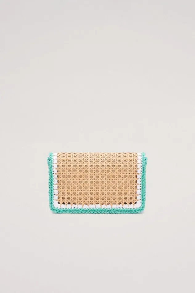 Luisa Spagnoli Crossbody Bags Isoletta 8211 CrossBody Bag Lightbluegold 8211 Women Luisa Spagnoli Crossbody Bags Isoletta 8211 CrossBody Bag Lightbluegold 8211 Women