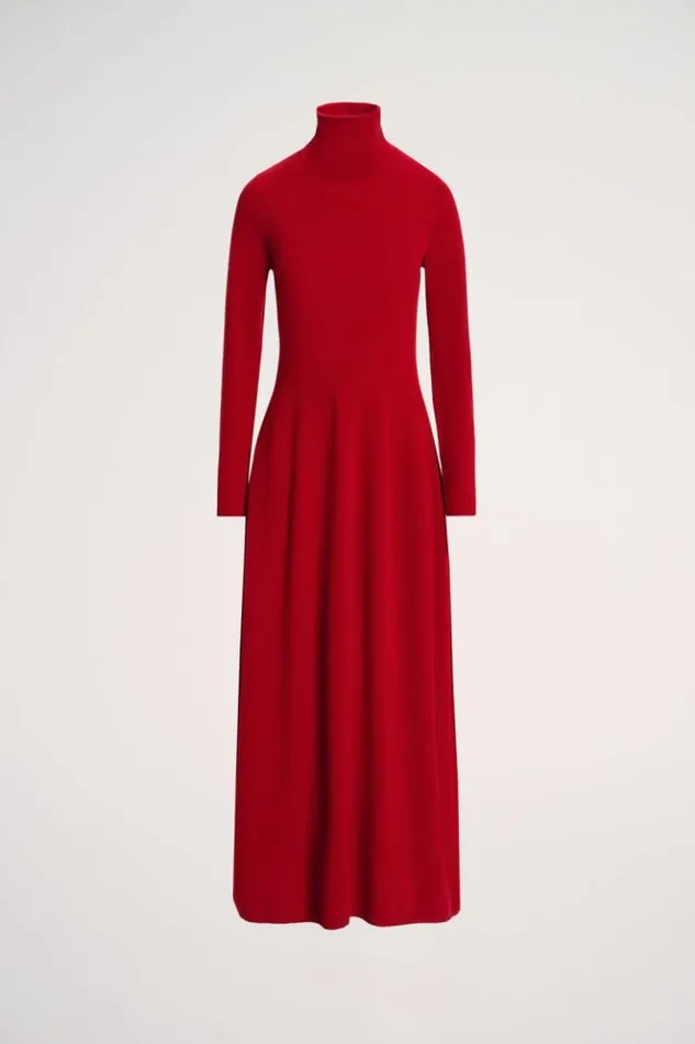 Luisa Spagnoli Dresses and Jumpsuits Cilicio 8211 Knit Dress Burgundy 8211 Women