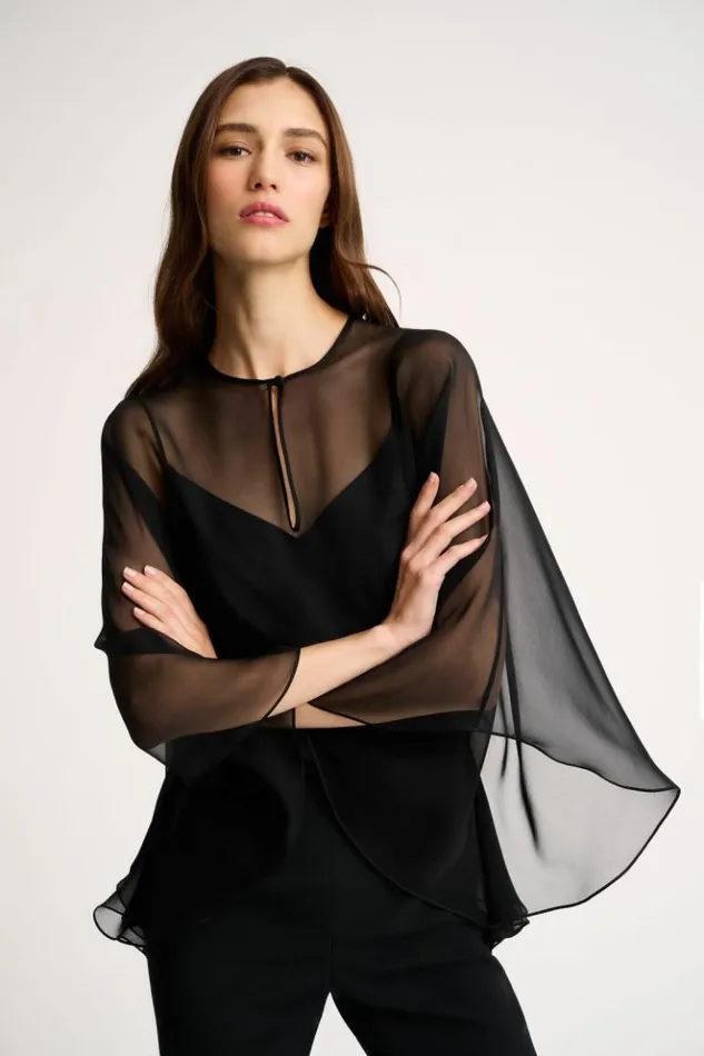 Luisa Spagnoli Formal Dresses Gelo 8211 Jumpsuit With Shrug Black 8211 Women