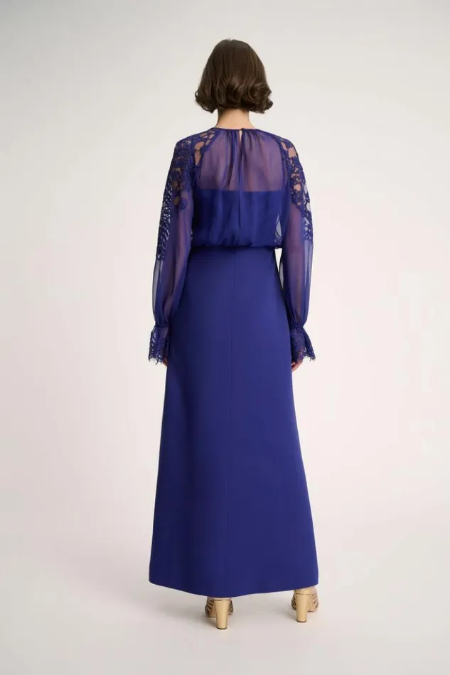 Luisa Spagnoli Formal Dresses Ghiaia 8211 Elegant Dress Bluette 8211 Women