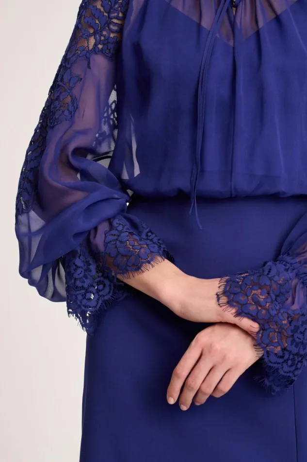 Luisa Spagnoli Formal Dresses Ghiaia 8211 Elegant Dress Bluette 8211 Women