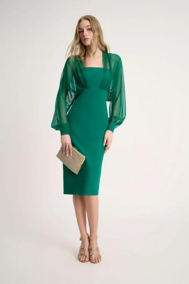 Luisa Spagnoli Formal Dresses Gradimento 8211 Elegant Dress Green 8211 Women