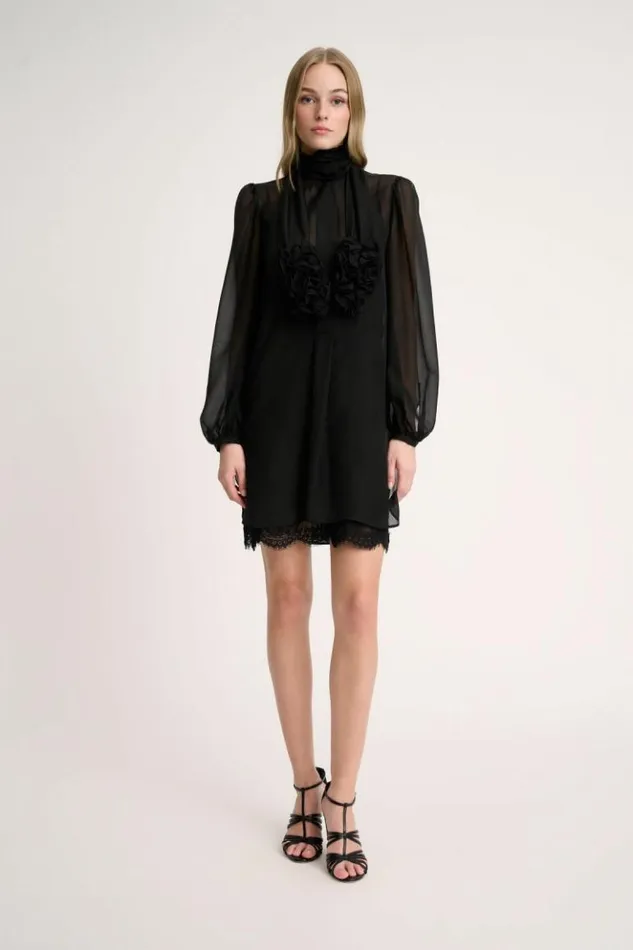 Luisa Spagnoli Formal Dresses Grappa 8211 Elegant Dress Black 8211 Women