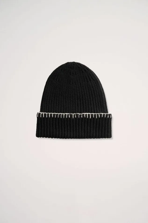 Luisa Spagnoli Hats And Gloves Malindi 8211 Embroidered Hat Black 8211 Women