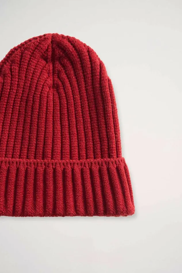 Luisa Spagnoli Hats And Gloves Merin 8211 Ribbed Hat 8211 Fashion Show Red 8211 Women Luisa Spagnoli Hats And Gloves Merin 8211 Ribbed Hat 8211 Fashion Show Red 8211 Women