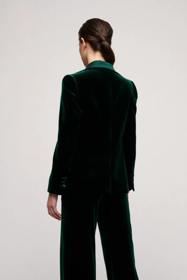 Luisa Spagnoli Jackets and Blazers Sace 8211 DoubleBreasted Jacket Bottlegreen 8211 Women Luisa Spagnoli Jackets and Blazers Sace 8211 DoubleBreasted Jacket Bottlegreen 8211 Women