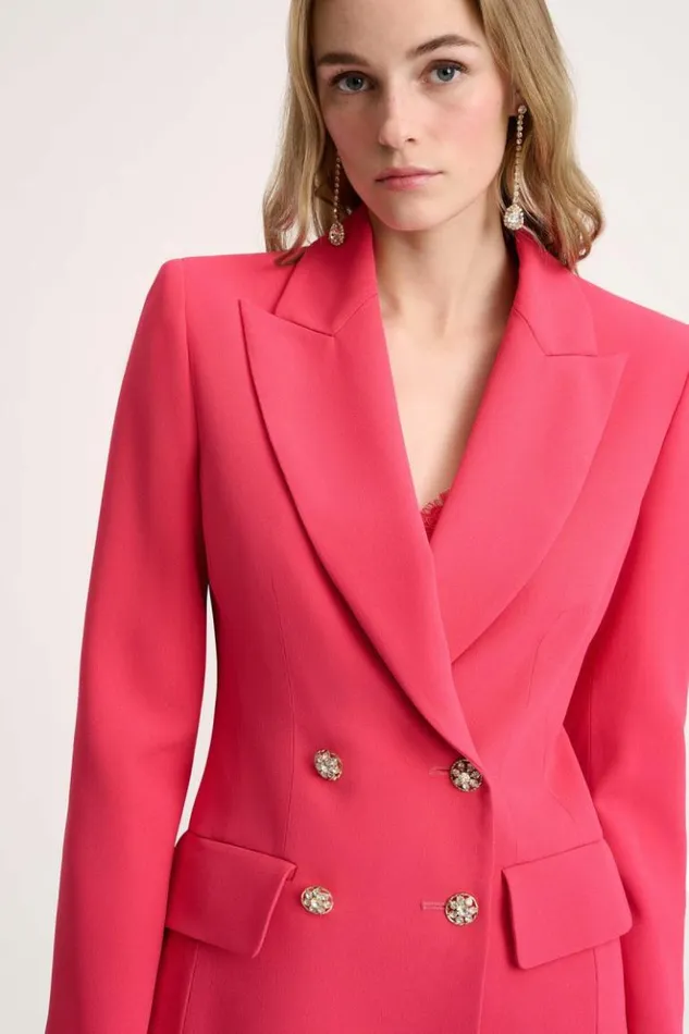 Luisa Spagnoli Jackets and Blazers Sincronia 8211 Jacket With Jewel Buttons 8211 Women