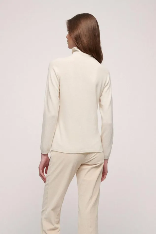 Luisa Spagnoli Knitwear Calco 8211 Wool Sweater Cream 8211 Women Luisa Spagnoli Knitwear Calco 8211 Wool Sweater Cream 8211 Women