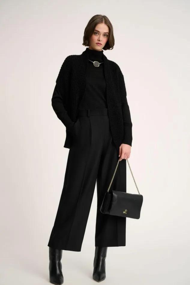 Luisa Spagnoli Knitwear Caminetto 8211 Viscose Turtleneck Pullover Black 8211 Women Luisa Spagnoli Knitwear Caminetto 8211 Viscose Turtleneck Pullover Black 8211 Women
