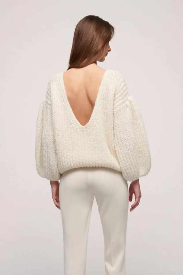 Luisa Spagnoli Knitwear Commenda 8211 Elegant Sweater Cream 8211 Women