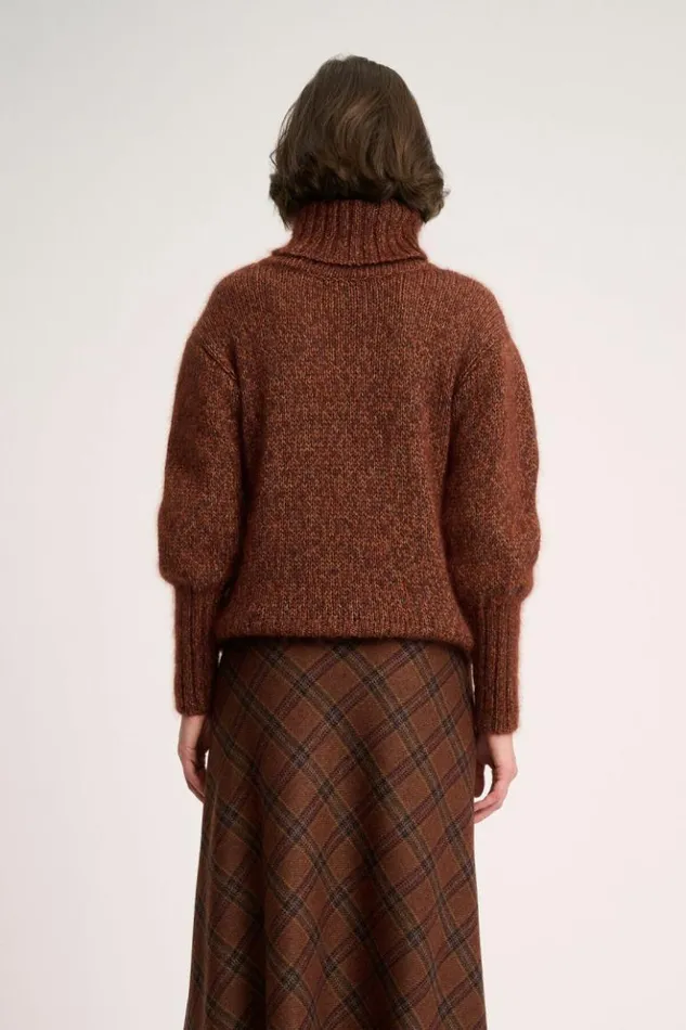 Luisa Spagnoli Knitwear Connesso 8211 Mlange Pullover Tobacco 8211 Women Luisa Spagnoli Knitwear Connesso 8211 Mlange Pullover Tobacco 8211 Women