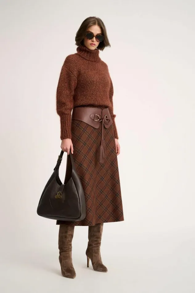 Luisa Spagnoli Knitwear Connesso 8211 Mlange Pullover Tobacco 8211 Women Luisa Spagnoli Knitwear Connesso 8211 Mlange Pullover Tobacco 8211 Women
