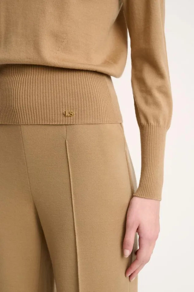 Luisa Spagnoli Knitwear Manos 8211 Wool Pullover Camel 8211 Women Luisa Spagnoli Knitwear Manos 8211 Wool Pullover Camel 8211 Women