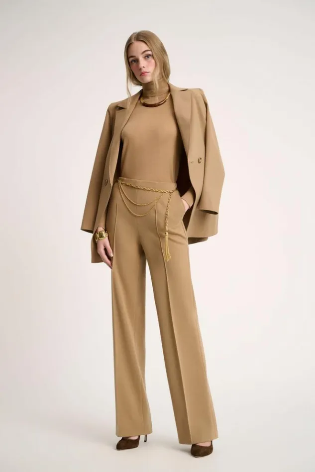 Luisa Spagnoli Knitwear Manos 8211 Wool Pullover Camel 8211 Women Luisa Spagnoli Knitwear Manos 8211 Wool Pullover Camel 8211 Women