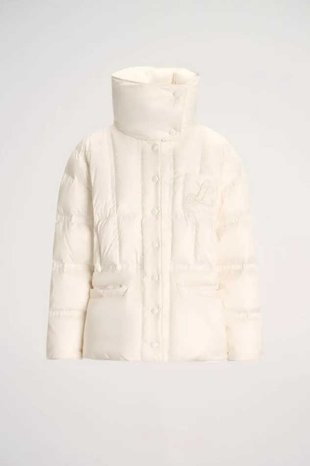Luisa Spagnoli Outerwear Schipper 8211 Embroidered Padded Jacket Cream 8211 Women Luisa Spagnoli Outerwear Schipper 8211 Embroidered Padded Jacket Cream 8211 Women