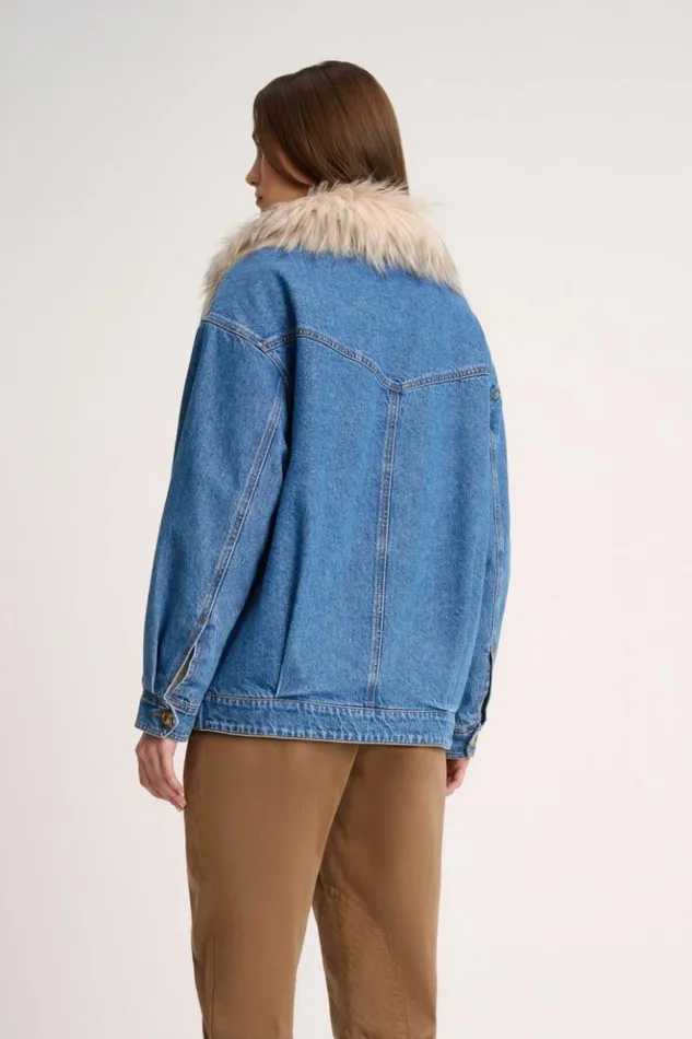 Luisa Spagnoli Outerwear Scialuppa 8211 Denim Jacket Blue 8211 Women Luisa Spagnoli Outerwear Scialuppa 8211 Denim Jacket Blue 8211 Women