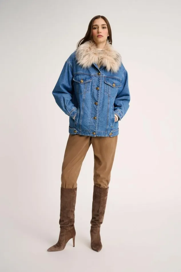 Luisa Spagnoli Outerwear Scialuppa 8211 Denim Jacket Blue 8211 Women Luisa Spagnoli Outerwear Scialuppa 8211 Denim Jacket Blue 8211 Women