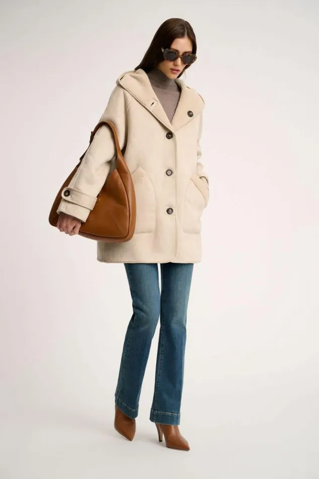Luisa Spagnoli Outerwear Spessore 8211 Reversible Jacket Beige 8211 Women Luisa Spagnoli Outerwear Spessore 8211 Reversible Jacket Beige 8211 Women