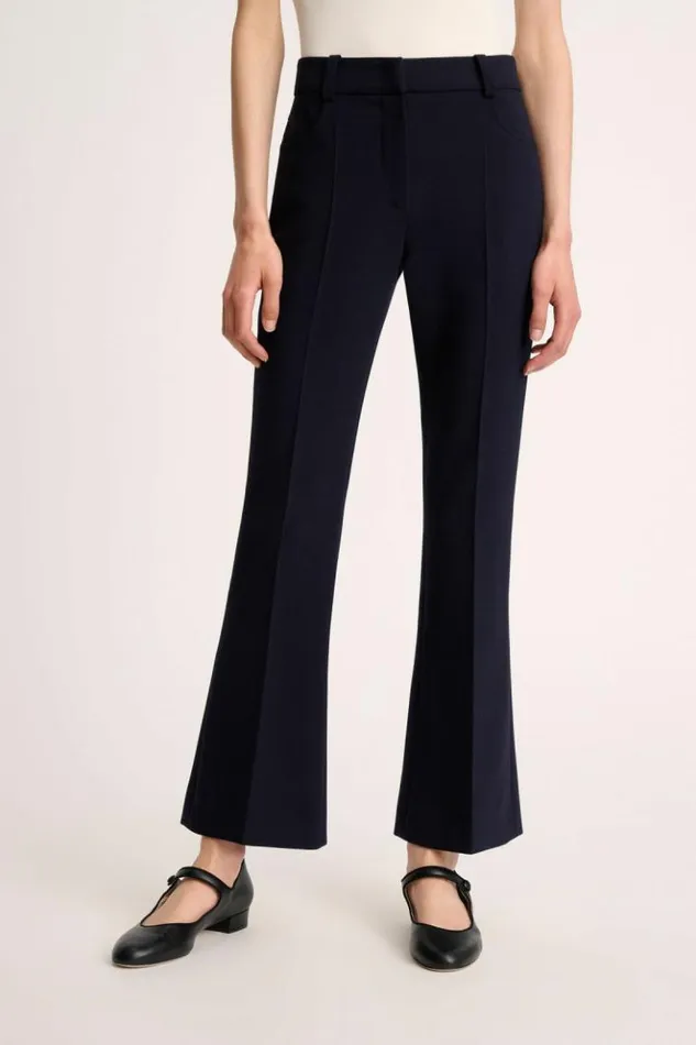 Luisa Spagnoli Pants Oflag 8211 Flared Pants 8211 Fashion Show Blue 8211 Women