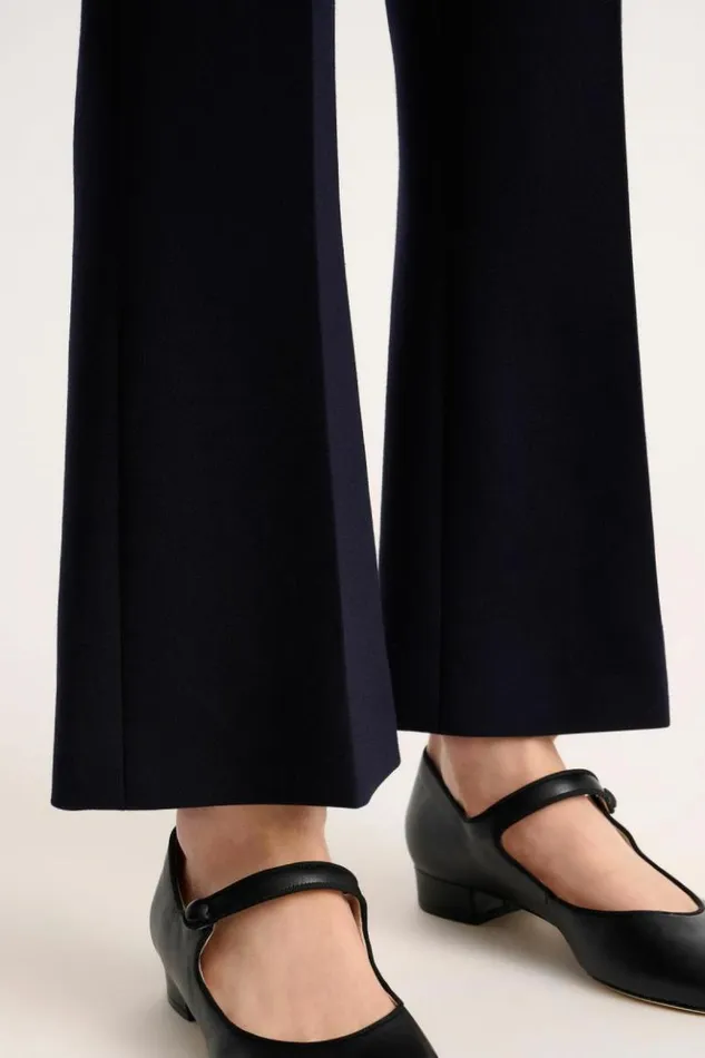 Luisa Spagnoli Pants Oflag 8211 Flared Pants 8211 Fashion Show Blue 8211 Women