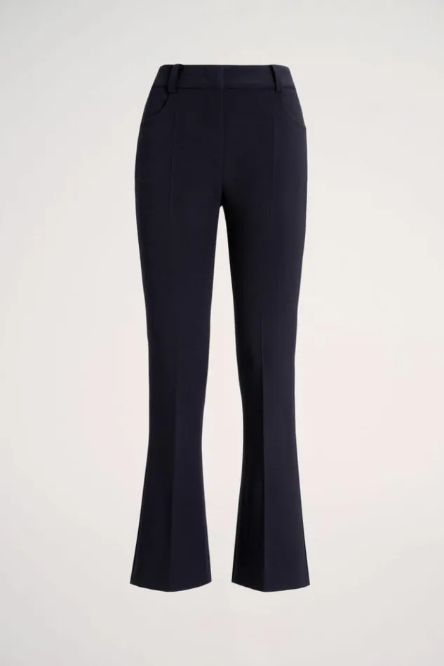 Luisa Spagnoli Pants Oflag 8211 Flared Pants 8211 Fashion Show Blue 8211 Women