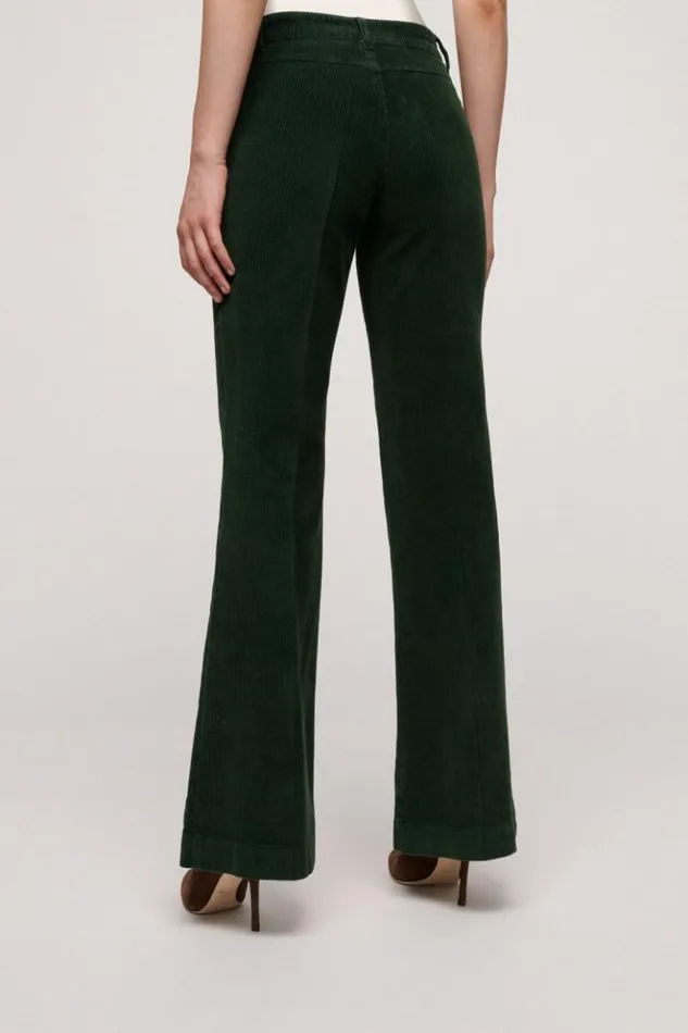 Luisa Spagnoli Pants Onico 8211 Flared Trousers Military Green 8211 Women Luisa Spagnoli Pants Onico 8211 Flared Trousers Military Green 8211 Women