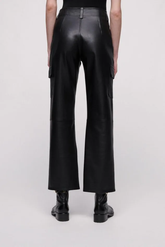 Luisa Spagnoli Pants Origine 8211 Leather Trousers Black 8211 Women Luisa Spagnoli Pants Origine 8211 Leather Trousers Black 8211 Women