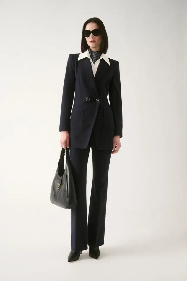 Luisa Spagnoli Pants Ottavia 8211 Viscose Pants Blue 8211 Women