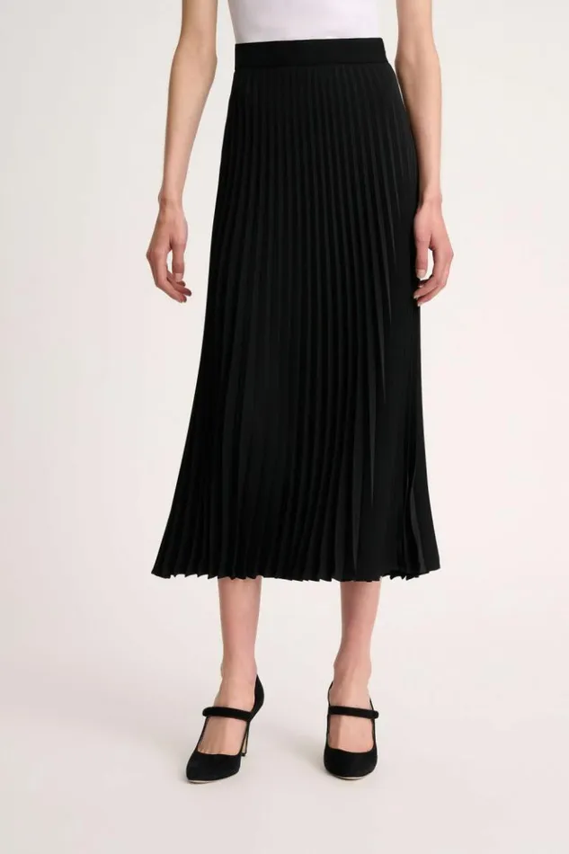 Luisa Spagnoli Skirts And Shorts Filetto 8211 Pleated Skirt Black 8211 Women